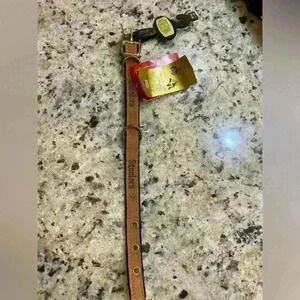 Leather PittsburgSteelers Dog Collar NWT